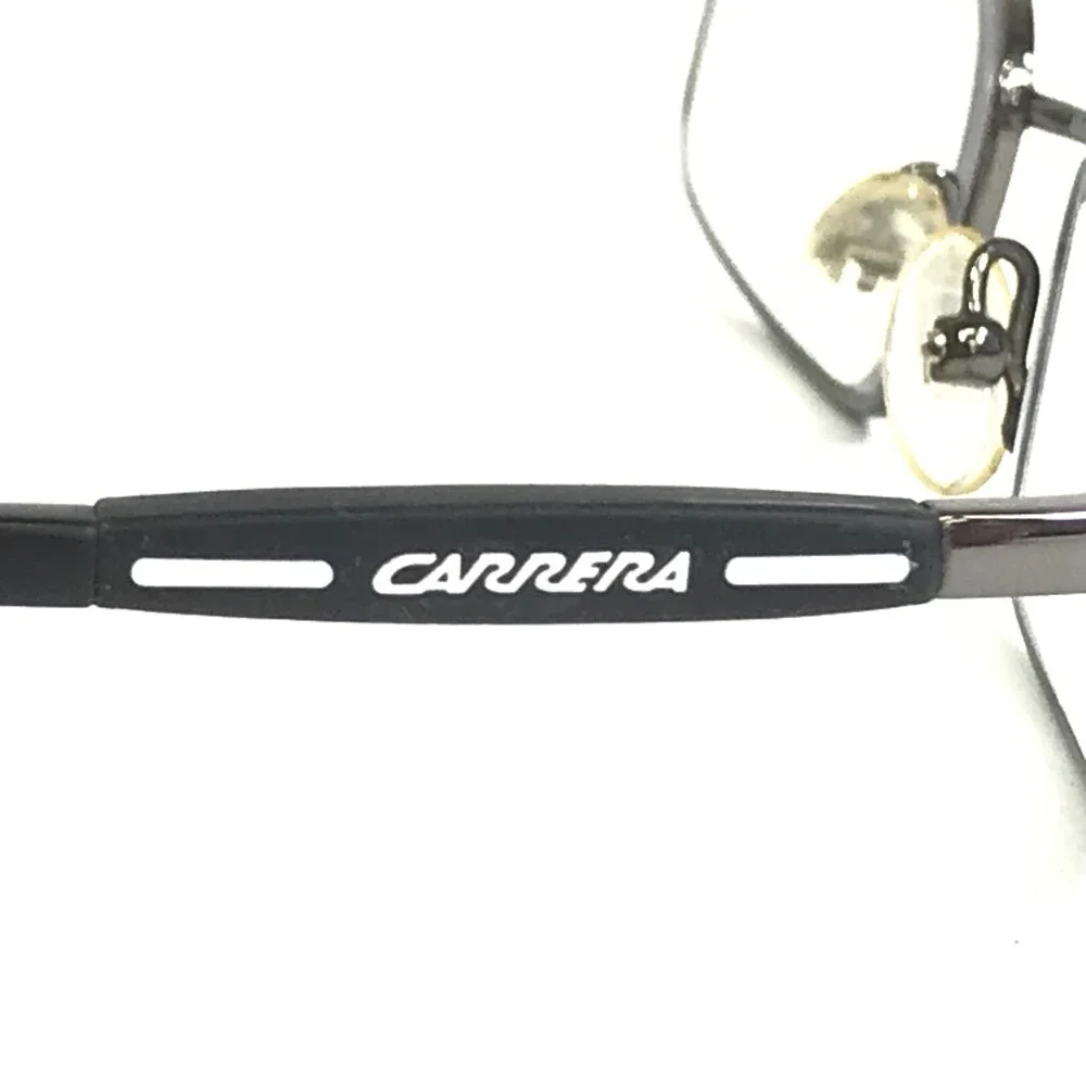 Carrera Eyeglasses Frames CA7516 01A1 Black Gunmetal Gray Rectangular 47-16-130